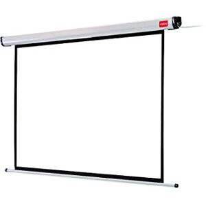 Nobo Ultra Electric Wall & Ceiling Projection Screen, Lightweight Hanging Matte White Projector Surface With Remote Control, 2400 x 1800mm, 1901973 Nobo Ultra Electric Wall & Ceiling Projection Screen, Lightweight Hanging Matte White Projector Surface With Remote Control, 2400 x 1800mm, 1901973