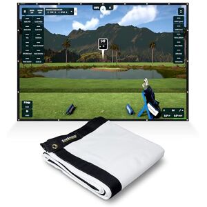 SimSpace Unisex Elite Golf Impact Screen - White - 3.3 X 2.525 Metres - Golf Impact Screen SimSpace Unisex Elite Golf Impact Screen - White - 3.3 X 2.525 Metres - Golf Impact Screen