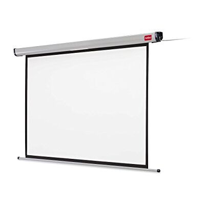 Nobo Ultra Electric Wall & Ceiling Projection Screen, Lightweight Hanging Matte White Projector Surface With Remote Control, 1440 x 1080mm, 1901970 Nobo Ultra Electric Wall & Ceiling Projection Screen, Lightweight Hanging Matte White Projector Surface With Remote Control, 1440 x 1080mm, 1901970
