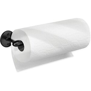 InterDesign iDesign 9437 Kitchen Roll Holder Wall Mounted, Practical Metal Paper Towel Holder for Kitchen Wall or Cabinet, Versatile Under Sink Storage, Matte Black InterDesign iDesign 9437 Kitchen Roll Holder Wall Mounted, Practical Metal Paper Towel Holder for Kitchen Wall or Cabinet, Versatile Under Sink Storage, Matte Black