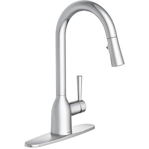 Moen 87233 Adler One-Handle High Arc Pulldown Kitchen Faucet, Chrome Moen 87233 Adler One-Handle High Arc Pulldown Kitchen Faucet, Chrome