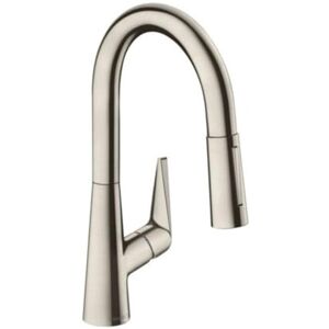 Hansgrohe Talis S Kitchen Tap 160, Pull-Out Spray, 110°/150° Swivel Range, stainless steel Hansgrohe Talis S Kitchen Tap 160, Pull-Out Spray, 110°/150° Swivel Range, stainless steel