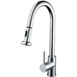 Bristan APR PULLSNK C Apricot Professional Kitchen Sink Mixer Tap with Pull Out Hose and Spray Function, Chrome, Silver Bristan APR PULLSNK C Apricot Professional Kitchen Sink Mixer Tap with Pull Out Hose and Spray Function, Chrome, Silver