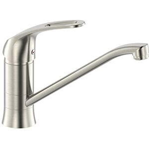 Edouard Rousseau Sawyer Sink Mixer Tap with Stainless Steel Finish Edouard Rousseau Sawyer Sink Mixer Tap with Stainless Steel Finish