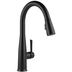 DELTA Faucet 9113T-BL-DST Essa Single Handle Pull-Down Kitchen Faucet with Touch2O Technology and MagnaTite Docking, Matte Black DELTA Faucet 9113T-BL-DST Essa Single Handle Pull-Down Kitchen Faucet with Touch2O Technology and MagnaTite Docking, Matte Black