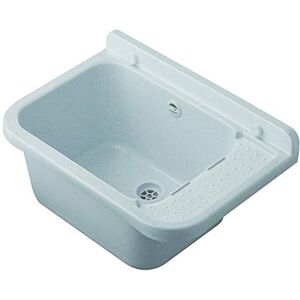 Negrari AM2051M Marble Resin Wall Sink, 50 x 34 cm, H 21 cm, 50 x 34 x 21 cm Negrari AM2051M Marble Resin Wall Sink, 50 x 34 cm, H 21 cm, 50 x 34 x 21 cm