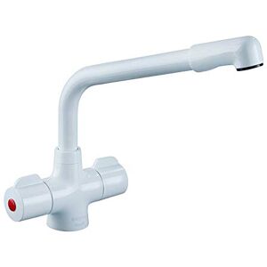 Bristan MH SNK EF WHT Manhattan Easyfit Kitchen Sink Mixer Tap with Swivel Spout, White Bristan MH SNK EF WHT Manhattan Easyfit Kitchen Sink Mixer Tap with Swivel Spout, White