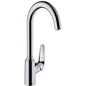 Hansgrohe 71802000 M421-H220 Kitchen Tap, 360° Swivel Range, Pull-Out Spray, Chrome, Spout height 22 cm Hansgrohe 71802000 M421-H220 Kitchen Tap, 360° Swivel Range, Pull-Out Spray, Chrome, Spout height 22 cm