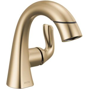 Delta Faucet Arvo Pull-Down Single Hole Bathroom Faucet, Gold Bathroom Sink Faucet, Bathroom Faucet with Pull Out Sprayer, Single Handle Bathroom Faucet, Champagne Bronze 115840LF-CZPD Delta Faucet Arvo Pull-Down Single Hole Bathroom Faucet, Gold Bathroom Sink Faucet, Bathroom Faucet with Pull Out Sprayer, Single Handle Bathroom Faucet, Champagne Bronze 115840LF-CZPD