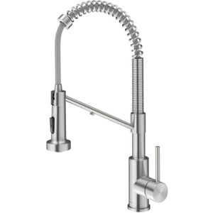 Kraus Bolden 2-in-1 Commercial Style Pull-Down Single Handle Water Filter Kitchen Faucet for Reverse Osmosis or Water Filtration System in Spot Free Stainless Steel, KFF-1610SFS Kraus Bolden 2-in-1 Commercial Style Pull-Down Single Handle Water Filter Kitchen Faucet for Reverse Osmosis or Water Filtration System in Spot Free Stainless Steel, KFF-1610SFS