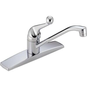 Delta Faucet 100LF-WF Classic, Single Handle Kitchen Faucet, Chrome Delta Faucet 100LF-WF Classic, Single Handle Kitchen Faucet, Chrome