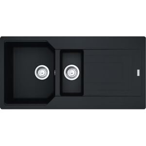 FRANKE Kitchen Sink Made of Granite (Fragranite) with Single and a Half Bowl from Urban UBG 651-100 Black matt 114.0685.238 FRANKE Kitchen Sink Made of Granite (Fragranite) with Single and a Half Bowl from Urban UBG 651-100 Black matt 114.0685.238