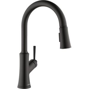 Hansgrohe Joleena 1-Handle 16-inch Tall Matte Black, 04793670 Kitchen Faucet, 15.8 Hansgrohe Joleena 1-Handle 16-inch Tall Matte Black, 04793670 Kitchen Faucet, 15.8