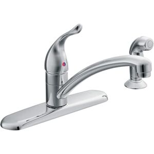 Moen 67430 Chateau Single Handle Kitchen Faucet with Protege Side Spray, Chrome Moen 67430 Chateau Single Handle Kitchen Faucet with Protege Side Spray, Chrome