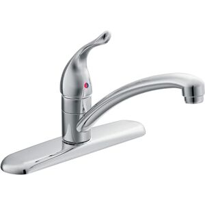 Moen 7425 Chateau One-Handle Low Arc Kitchen Faucet, Chrome Moen 7425 Chateau One-Handle Low Arc Kitchen Faucet, Chrome