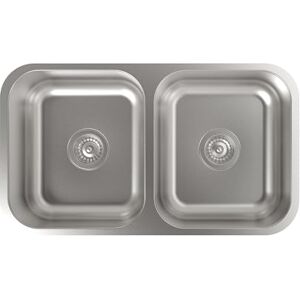 Cata 02607101 Undermount Sink CB-2 2 Square Basins 785x450 Stainless Steel Cata 02607101 Undermount Sink CB-2 2 Square Basins 785x450 Stainless Steel