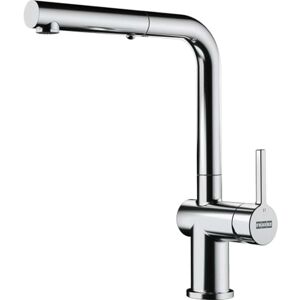 FRANKE Kitchen Sink tap with a Pull-Out spout and Spray Function from Active L Window Pull-Out Spray Chrome 115.0653.391 FRANKE Kitchen Sink tap with a Pull-Out spout and Spray Function from Active L Window Pull-Out Spray Chrome 115.0653.391