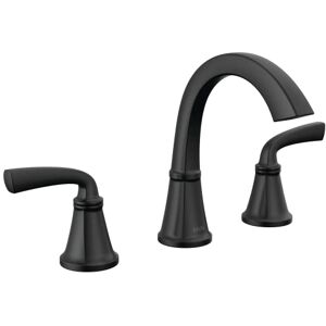 Delta Faucet Geist Widespread Bathroom Faucet 3 Hole, Matte Black Bathroom Faucet, Bathroom Sink Faucet, Bathroom Faucets for Sink 3 Hole, Drain Assembly Included, Matte Black 35864LF-BL Delta Faucet Geist Widespread Bathroom Faucet 3 Hole, Matte Black Bathroom Faucet, Bathroom Sink Faucet, Bathroom Faucets for Sink 3 Hole, Drain Assembly Included, Matte Black 35864LF-BL