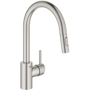 Grohe Concetto New Single-Lever Sink Mixer 1/2" Supersteel 31483DC2 Grohe Concetto New Single-Lever Sink Mixer 1/2" Supersteel 31483DC2