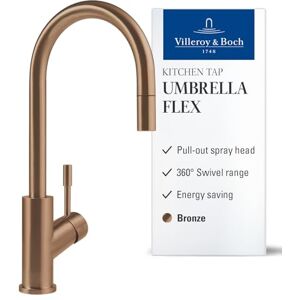 Villeroy & Boch VB-9254 00 04, Kitchen Sink tap Umbrella Flex, Copper Villeroy & Boch VB-9254 00 04, Kitchen Sink tap Umbrella Flex, Copper