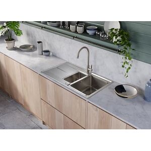 Rangemaster ARL1052/ Arlington 1000500 1.5B S/S INC.Waste Sink, Stainless Rangemaster ARL1052/ Arlington 1000500 1.5B S/S INC.Waste Sink, Stainless