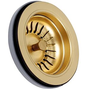 Lira - Pearl Gold Universal Sink Basket Strainer - Sink Drain Lira - Pearl Gold Universal Sink Basket Strainer - Sink Drain