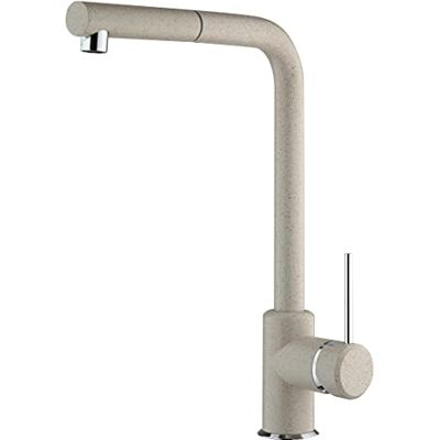 Paini Kitchen Faucet AM10023AV Single Lever, Single Hole with Pull-Out Shower Granito Oats Paini Kitchen Faucet AM10023AV Single Lever, Single Hole with Pull-Out Shower Granito Oats
