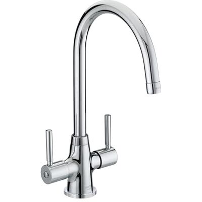 Bristan Monza Kitchen Sink Mixer Tap - Double Lever Chrome Bristan Monza Kitchen Sink Mixer Tap - Double Lever Chrome