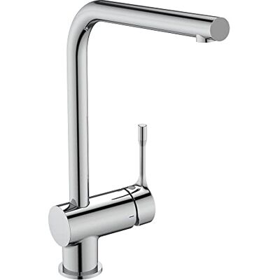 Ideal Standard Ceralook Single Lever l-Shape spout Kitchen tap, BD572AA, Chrome Ideal Standard Ceralook Single Lever l-Shape spout Kitchen tap, BD572AA, Chrome