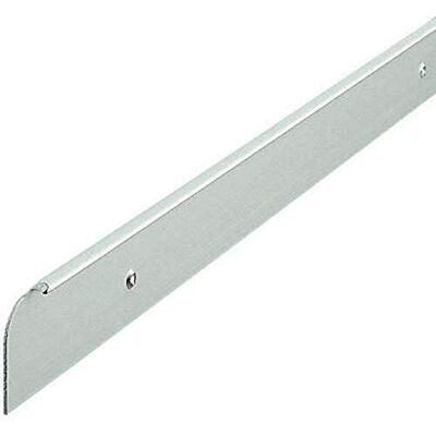 Rolabond Kitchen Worktop Trim End Cap Matt Silver 40mm x 630mm Rolabond Kitchen Worktop Trim End Cap Matt Silver 40mm x 630mm