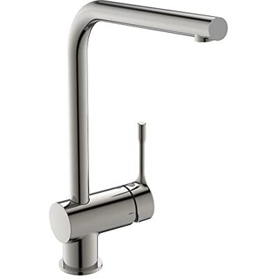 Ideal Standard Ceralook Single Lever l-Shape spout Kitchen tap, BD572GN, Silver Storm Ideal Standard Ceralook Single Lever l-Shape spout Kitchen tap, BD572GN, Silver Storm