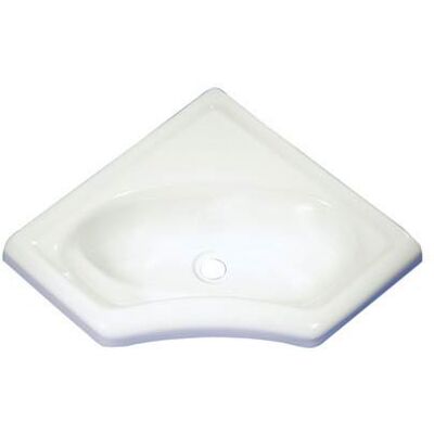 Comet Corner Sink - Impact-Resistant White Corner Sink Comet Corner Sink - Impact-Resistant White Corner Sink