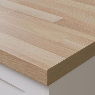 Bushboard Plus Clear Beech Block Postformed Laminate Kitchen Worktop 3000mm x 600mm x 38mm, Durable Laminate Surface, Scratch Resistant, Moisture Resistant Finish, Easy to Clean, Ideal for All Kitchens Bushboard Plus Clear Beech Block Postformed Laminate Kitchen Worktop 3000mm x 600mm x 38mm, Durable Laminate Surface, Scratch Resistant, Moisture Resistant Finish, Easy to Clean, Ideal for All Kitchens