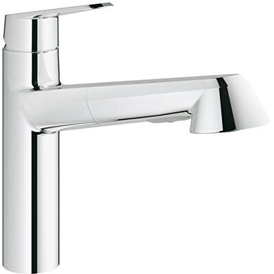 Grohe 32257002 Eurodisc Cosmopolitan Kitchen Tap (100 Degree Swivel Range and Pull-Down Shower Head) Grohe 32257002 Eurodisc Cosmopolitan Kitchen Tap (100 Degree Swivel Range and Pull-Down Shower Head)