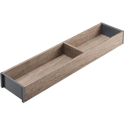 Blum Ambia-Line Kitchen Drawer Inserts Frame, Width 100 mm, Length 472 mm, Height 50 mm, Nebraska Oak, Drawer Organiser, 1 Frame and 1 Cross Divider, Kitchen Organiser Blum Ambia-Line Kitchen Drawer Inserts Frame, Width 100 mm, Length 472 mm, Height 50 mm, Nebraska Oak, Drawer Organiser, 1 Frame and 1 Cross Divider, Kitchen Organiser
