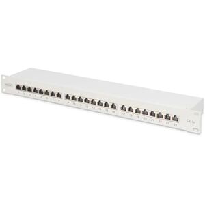 Digitus patch panel 19-inch Cat-6A 24-port RJ45 Shielded LSA patch field Rack mount 1U Grey Digitus patch panel 19-inch Cat-6A 24-port RJ45 Shielded LSA patch field Rack mount 1U Grey