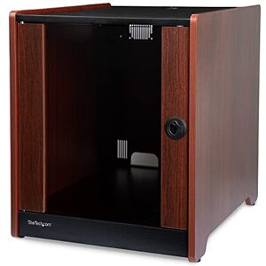 StarTech .com 12U AV Rack Cabinet 21” Deep Wood Finish Floor Standing Enclosure for 19" Audio Video Component, Server Room & Network Equipment (RKWOODCAB12) StarTech .com 12U AV Rack Cabinet 21” Deep Wood Finish Floor Standing Enclosure for 19" Audio Video Component, Server Room & Network Equipment (RKWOODCAB12)