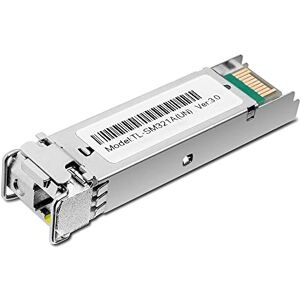 TP-LINK SM321A Gigabit WDM Bi-Directional SFP Module, 1000Base-BX, Single-Mode LC Simplex, TX1550nm/RX1310nm, Up to 20km, DDM, Hot-Swappable TP-LINK SM321A Gigabit WDM Bi-Directional SFP Module, 1000Base-BX, Single-Mode LC Simplex, TX1550nm/RX1310nm, Up to 20km, DDM, Hot-Swappable