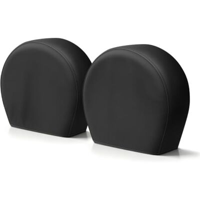 Explore Land Tire Covers 2 Pack Tough Tire Wheel Protector for Truck, SUV, Trailer, Camper, RV Universal Fits Tire Diameters 26-28.75 inches, Black Explore Land Tire Covers 2 Pack Tough Tire Wheel Protector for Truck, SUV, Trailer, Camper, RV Universal Fits Tire Diameters 26-28.75 inches, Black
