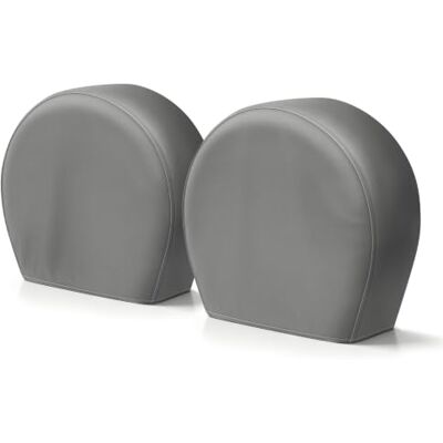 Explore Land Tire Covers 2 Pack Tough Tire Wheel Protector for Truck, SUV, Trailer, Camper, RV Universal Fits Tire Diameters 26-28.75 inches, Charcoal Explore Land Tire Covers 2 Pack Tough Tire Wheel Protector for Truck, SUV, Trailer, Camper, RV Universal Fits Tire Diameters 26-28.75 inches, Charcoal