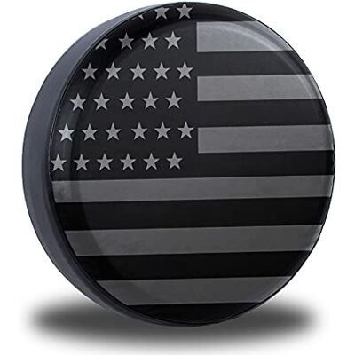 Jusen American Flag Spare Tire Cover Fit for Jeep Wrangler Rv SUV Truck Travel Trailer 14",15",16",17",Waterproof and Dustproof Protection Tires(16" for Diameter 29"-31"/20-83cm) Jusen American Flag Spare Tire Cover Fit for Jeep Wrangler Rv SUV Truck Travel Trailer 14",15",16",17",Waterproof and Dustproof Protection Tires(16" for Diameter 29"-31"/20-83cm)