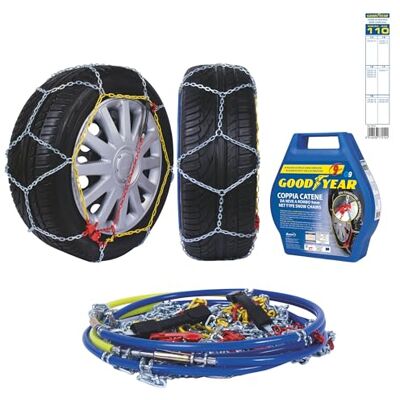 Goodyear 779 Snow Chains - Easy to install, TÜV tested, Compatible with ABS/ESP Goodyear 779 Snow Chains - Easy to install, TÜV tested, Compatible with ABS/ESP