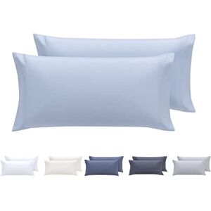 Todocama - Microfiber Pillowcase Set - Hypoallergenic - 70x40 cm - Light Blue Todocama - Microfiber Pillowcase Set - Hypoallergenic - 70x40 cm - Light Blue