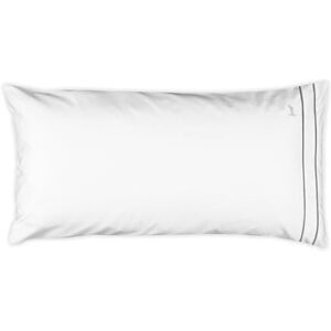 MÖVE Noblesse Pillowcase - Cotton White/Grey - 80x40 cm - Pillowcase MÖVE Noblesse Pillowcase - Cotton White/Grey - 80x40 cm - Pillowcase