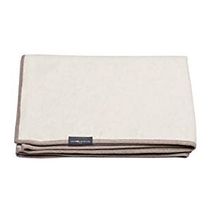 David Fussenegger VELVET Blanket Plain/Reversible, Cotton Acrylic, Raw white/mud, 135 x 200 cm David Fussenegger VELVET Blanket Plain/Reversible, Cotton Acrylic, Raw white/mud, 135 x 200 cm