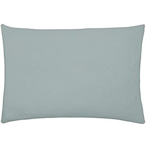ESSIX Cushion Cover Washed Cotton Gauze Tenderness Celadon Blue 50 x 75 cm ESSIX Cushion Cover Washed Cotton Gauze Tenderness Celadon Blue 50 x 75 cm