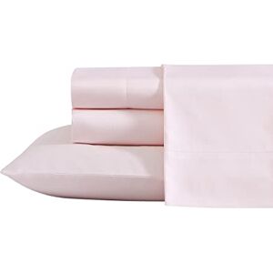 Laura Ashley - Queen Sheet Set, Luxury Sateen Cotton Bedding, 800 Thread Count, Soft & Smooth Home Decor (Solid Pink, Queen) Laura Ashley - Queen Sheet Set, Luxury Sateen Cotton Bedding, 800 Thread Count, Soft & Smooth Home Decor (Solid Pink, Queen)