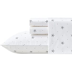 Nautica King Sheet Set, Cotton Percale Bedding Set, Crisp & Cool, Lightweight & Breathable (Star Spangled Coastal Blue, King) Nautica King Sheet Set, Cotton Percale Bedding Set, Crisp & Cool, Lightweight & Breathable (Star Spangled Coastal Blue, King)