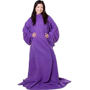 Snuggie The Original Wearable Blanket with Sleeves & Pockets for Adults Functional Warm Cozy Super Soft Fleece As Seen on TV Purple Snuggie The Original Wearable Blanket with Sleeves & Pockets for Adults Functional Warm Cozy Super Soft Fleece As Seen on TV Purple
