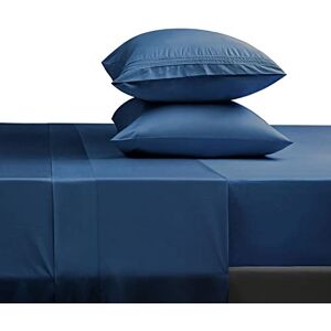 SONORO KATE Bed Sheet Set Super Soft Microfiber 1800 Thread Count Luxury Egyptian Sheets 16-Inch Deep Pocket Wrinkle-4 Piece(Queen, Navy Blue) SONORO KATE Bed Sheet Set Super Soft Microfiber 1800 Thread Count Luxury Egyptian Sheets 16-Inch Deep Pocket Wrinkle-4 Piece(Queen, Navy Blue)